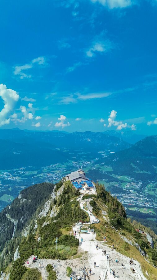 Berchtesgaden mountain valley view