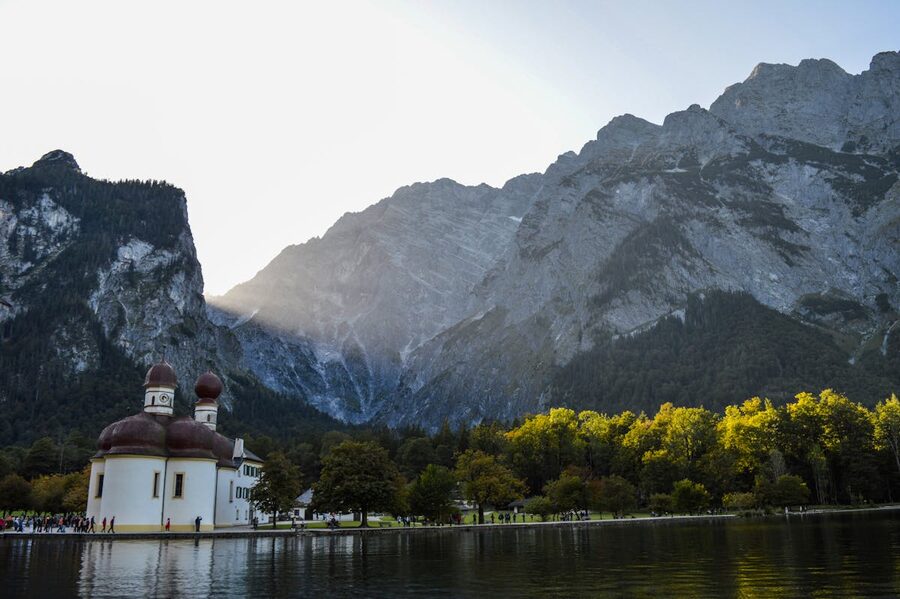 Berchtesgaden salt mine entrance area