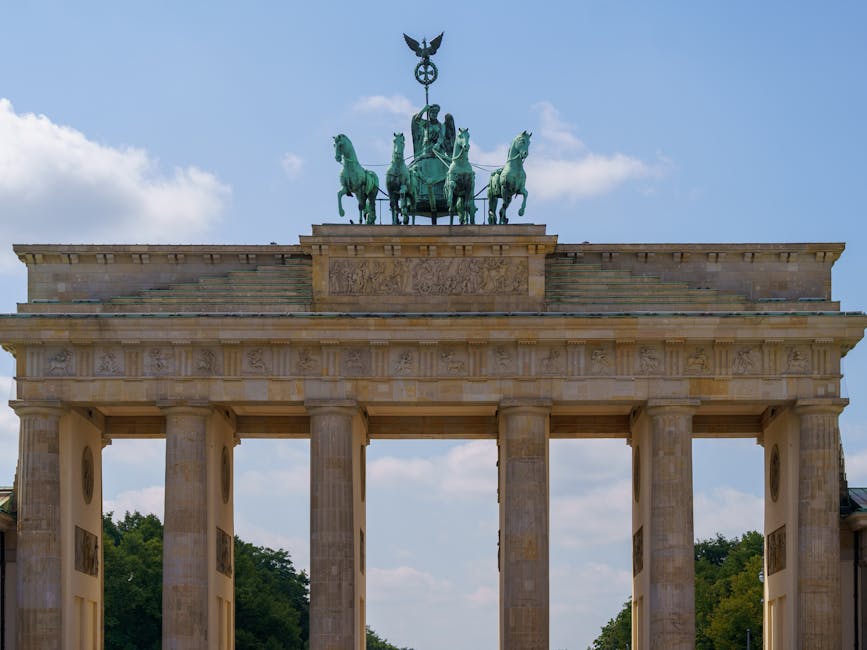 Brandenburg Gate symbol stunning view