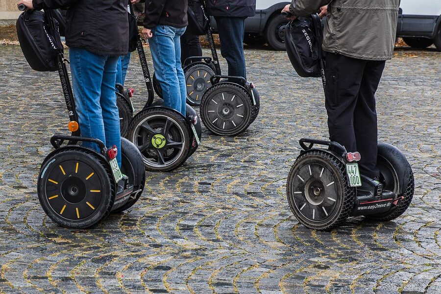 Segway electric scooter wheel
