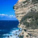 bonifacio corsica cliffs sea 343233