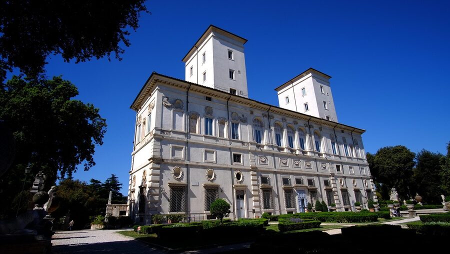 Borghese Gallery museum building exterior Rome