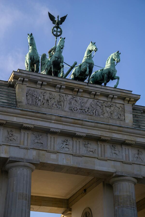 Brandenburg Gate showcasing neoclassical architecture
