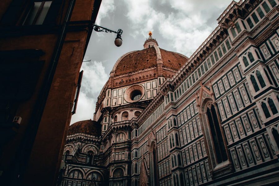 Brunelleschi Dome Florence low angle