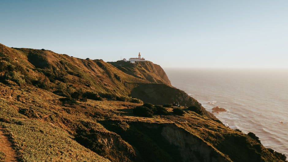Cabo da Roca lighthouse perched on dramatic coastal cliffs