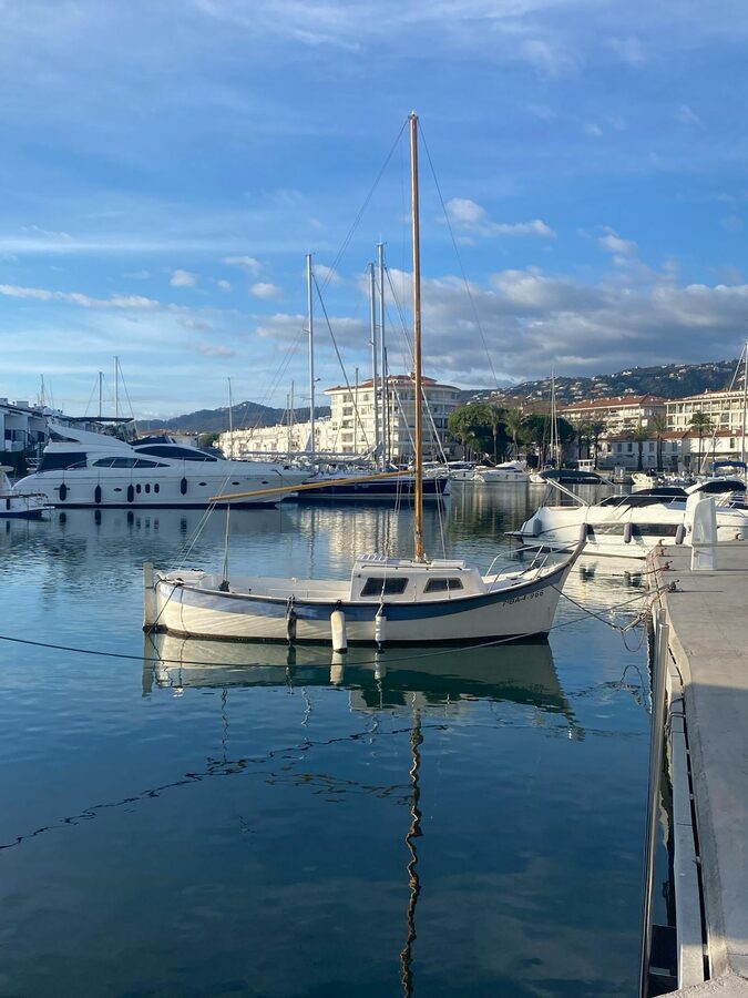 Marina with boats and yachts in Cannes