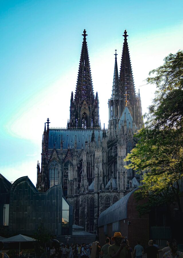 Cologne Cathedral close-up Gothic detail