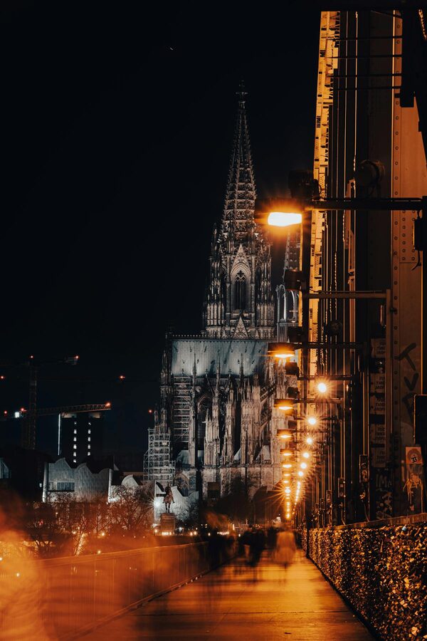 Cologne Cathedral at night