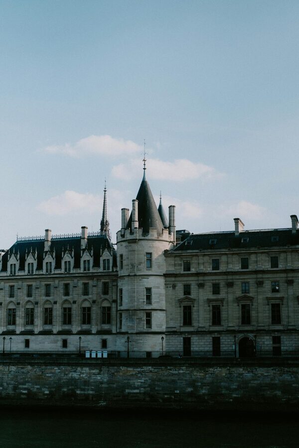 Conciergerie in Paris with blue sky