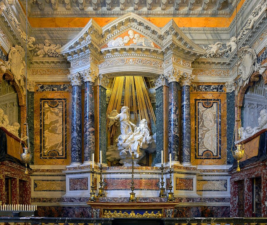 Cornaro chapel Santa Maria della Vittoria Bernini Rome