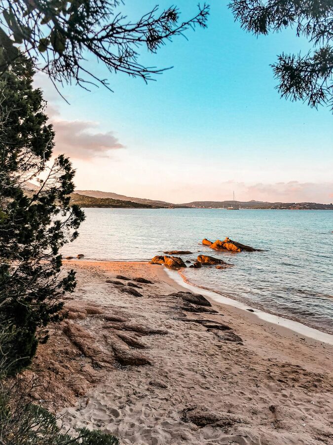 Paradise beach cove crystal water Corsica