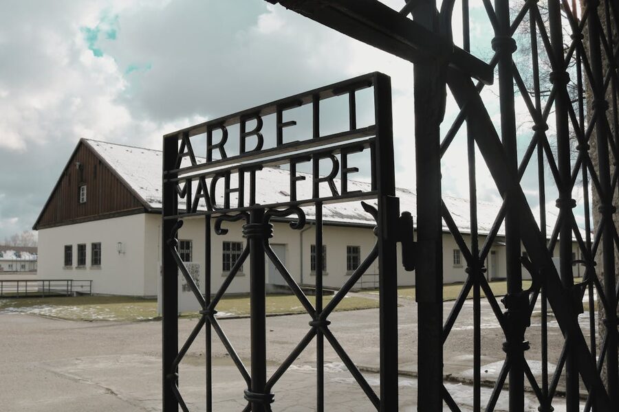 Dachau concentration camp memorial grounds