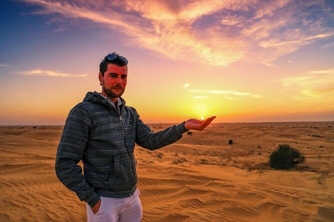 Dubai Desert Discovery: Red Dunes Safari, Sandboard & Camel Ride - From your pickup point to Lahbab: the drive and the timing game