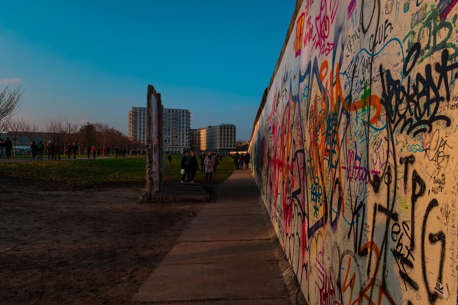Section of the Berlin Wall at East Side Gallery