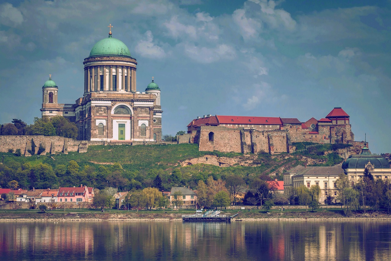 Esztergom Basilica overlooking the Danube River