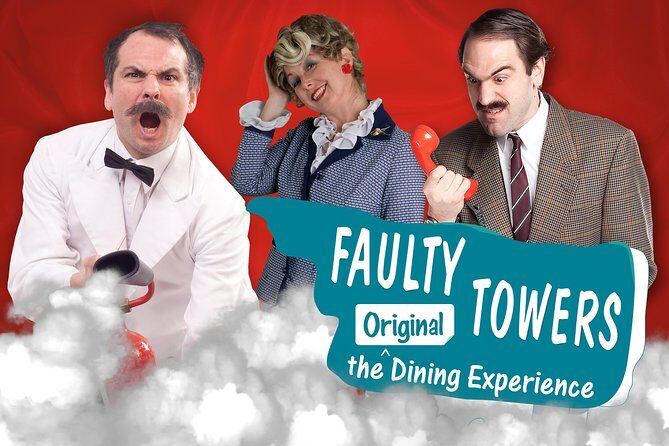 Faulty Towers The Dining Experience in London - The 1970s comedy style: what makes it funny while you eat