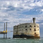 Fort Boyard maritime landmark on a sunny day in France