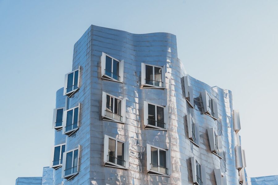 Frank Gehry style modern architecture