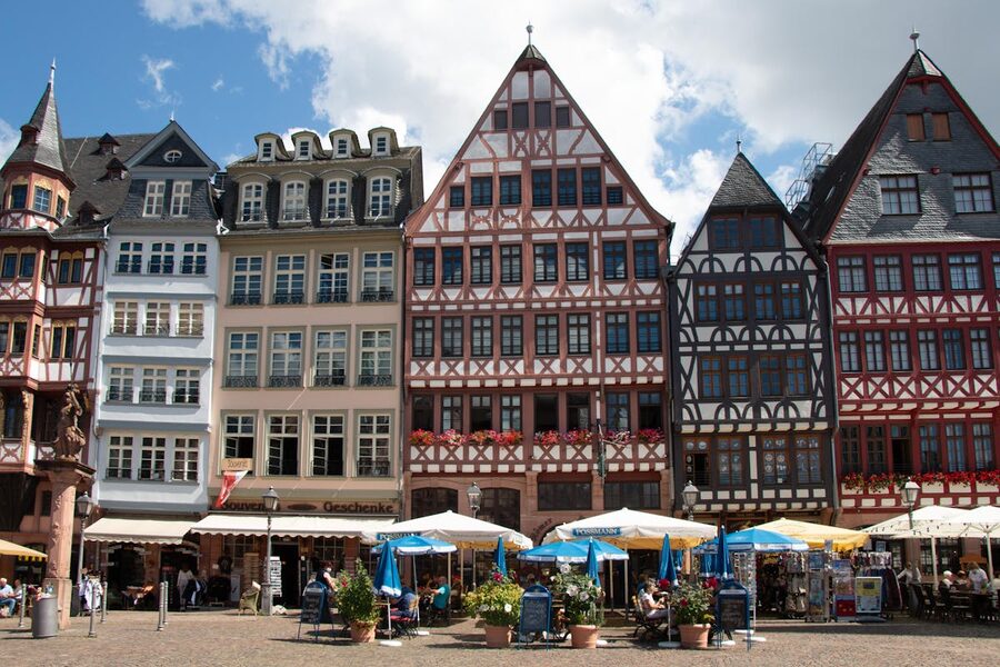 Frankfurt old town architecture