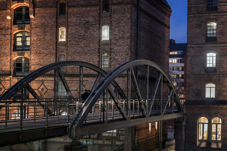 Hamburg waterfront architecture