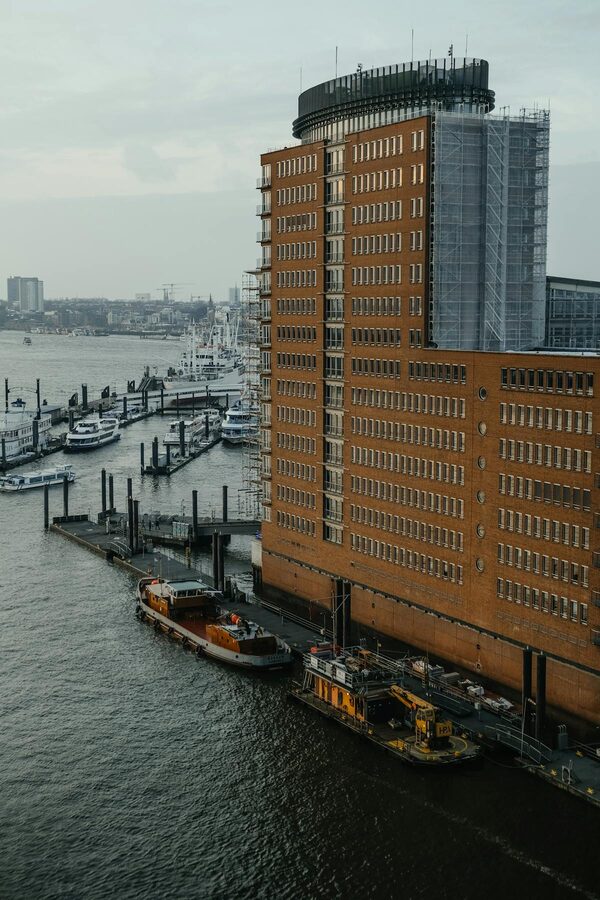 Harbor cruise boat in Hamburg