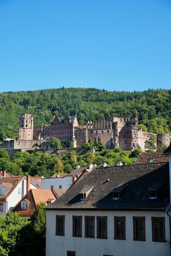 Heidelberg Castle inner courtyard