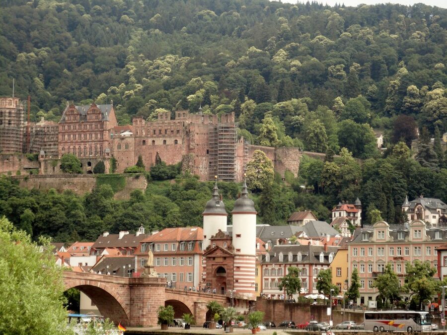Heidelberg Castle exterior architectural detail