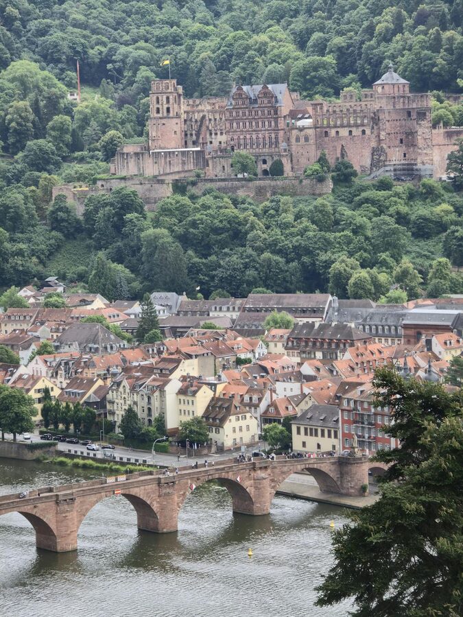 Heidelberg Castle ruins and terraced gardens