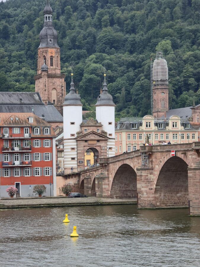 View from Heidelberg Castle terrace