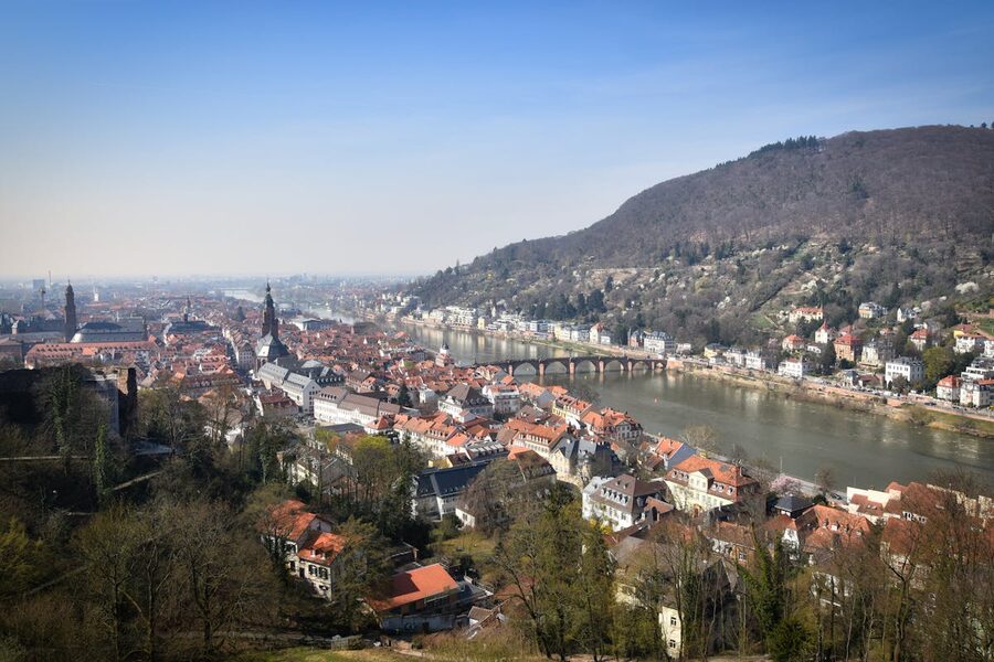 Heidelberg Neckar valley scenery