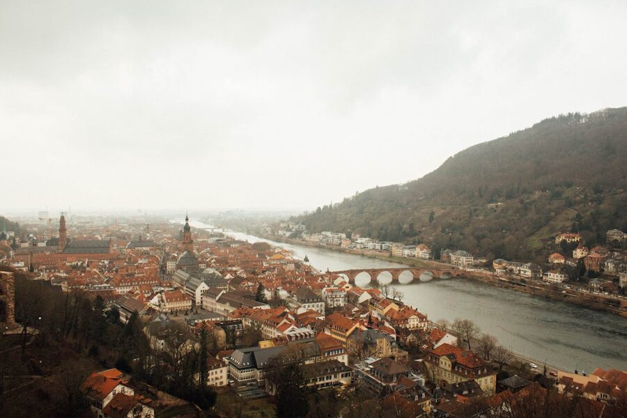 Heidelberg Philosophers' Walk viewpoint