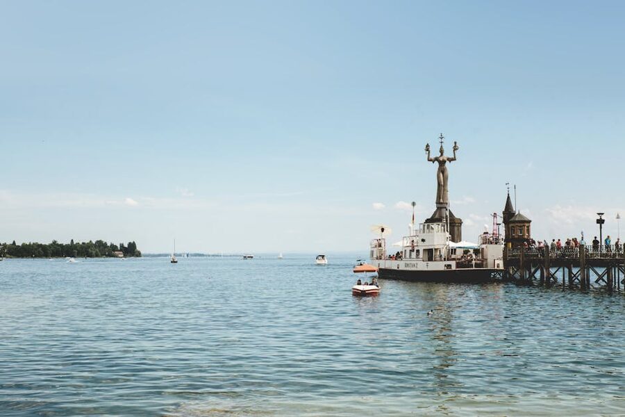 Konstanz harbor with Imperia statue