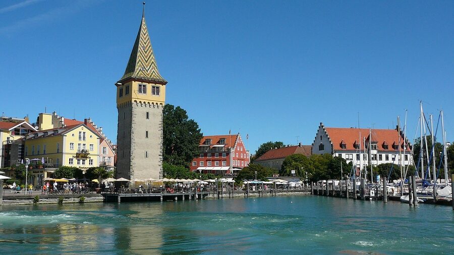 Lindau boats at Bodensee