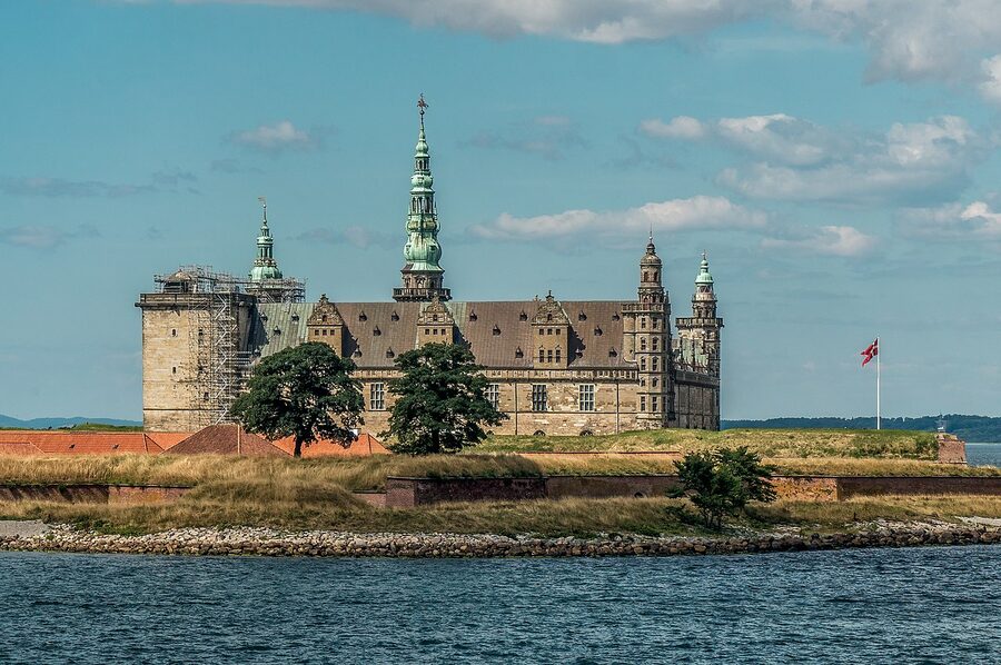 Kronborg Castle in Helsingør Denmark the real-life setting of Shakespeare Hamlet