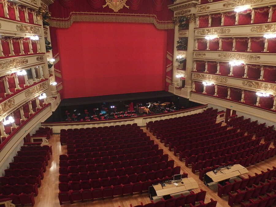 La Scala auditorium interior Milan