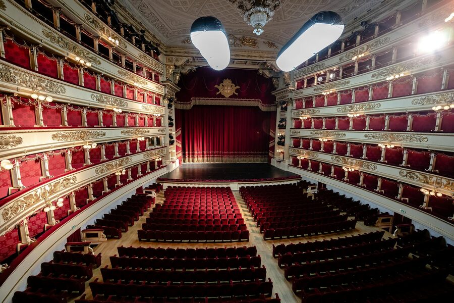 La Scala Opera House theater in Milan