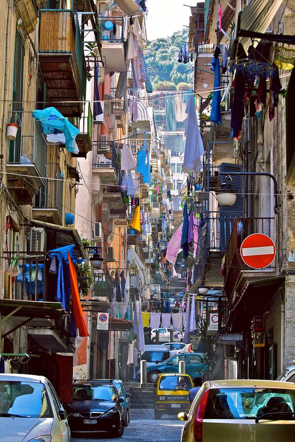 Laundry day in Naples alley