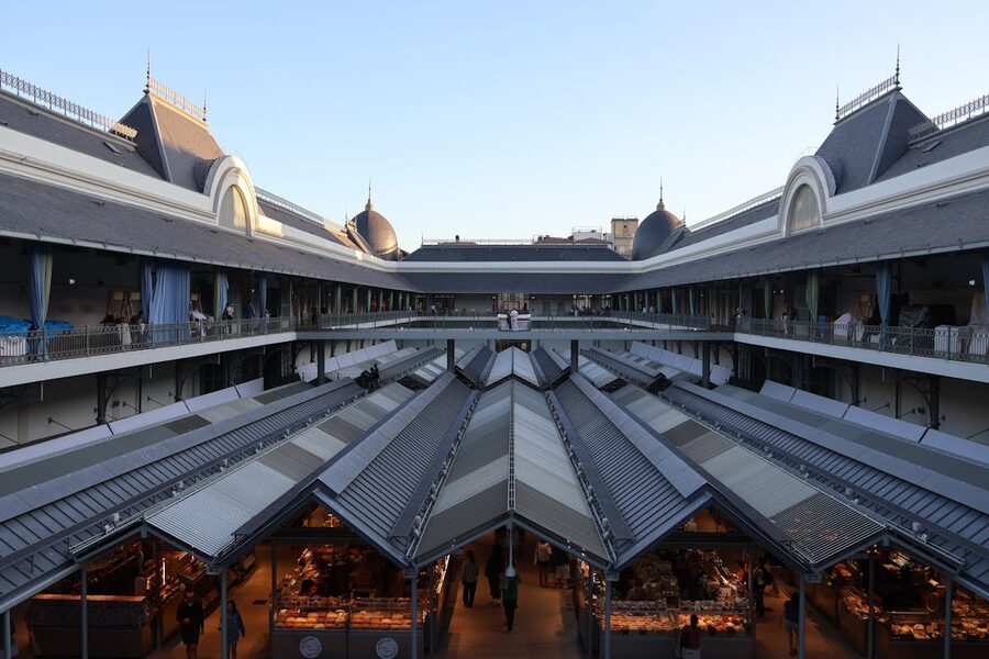 Market stall at Les Halles de Lyon