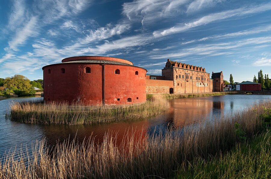 Malmöhus Castle the Renaissance fortress dating from 1434 in Malmö Sweden