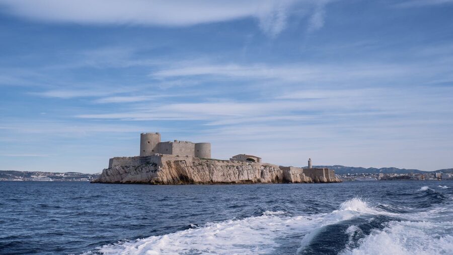 Chateau d'If island fortress off Marseille