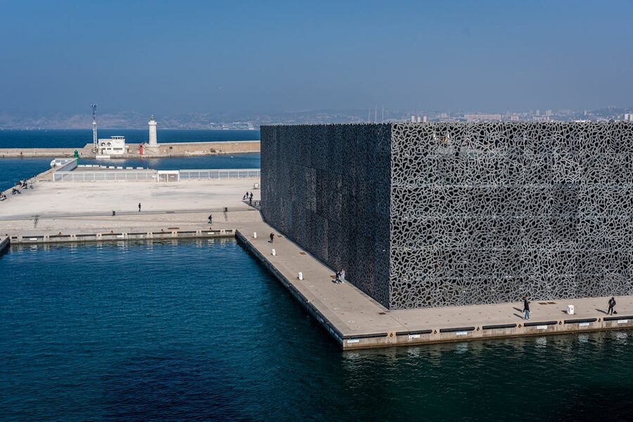 MuCEM museum lattice design in Marseille