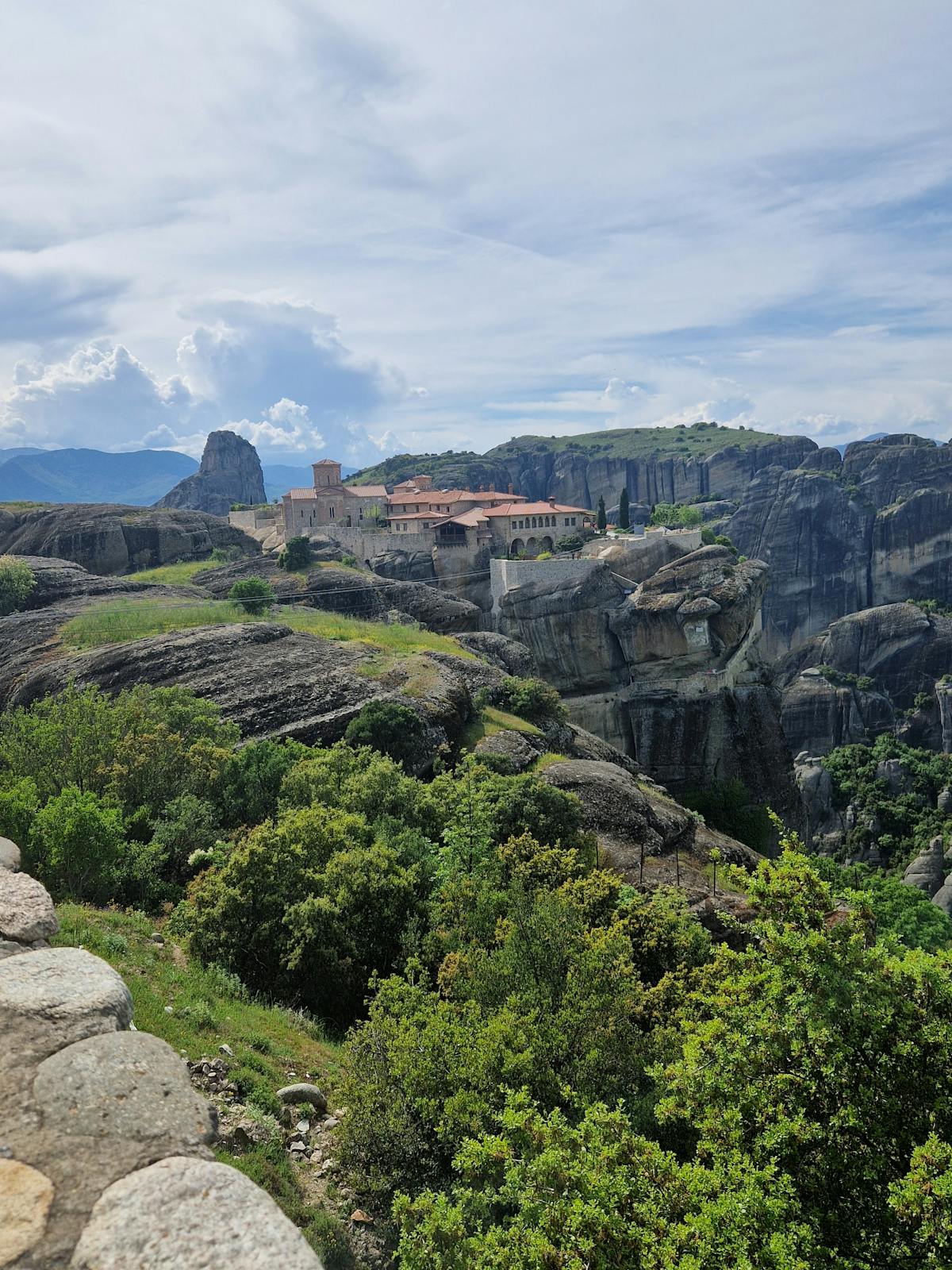 Meteora's ancient monasteries perched on rocky cliffs in Greece