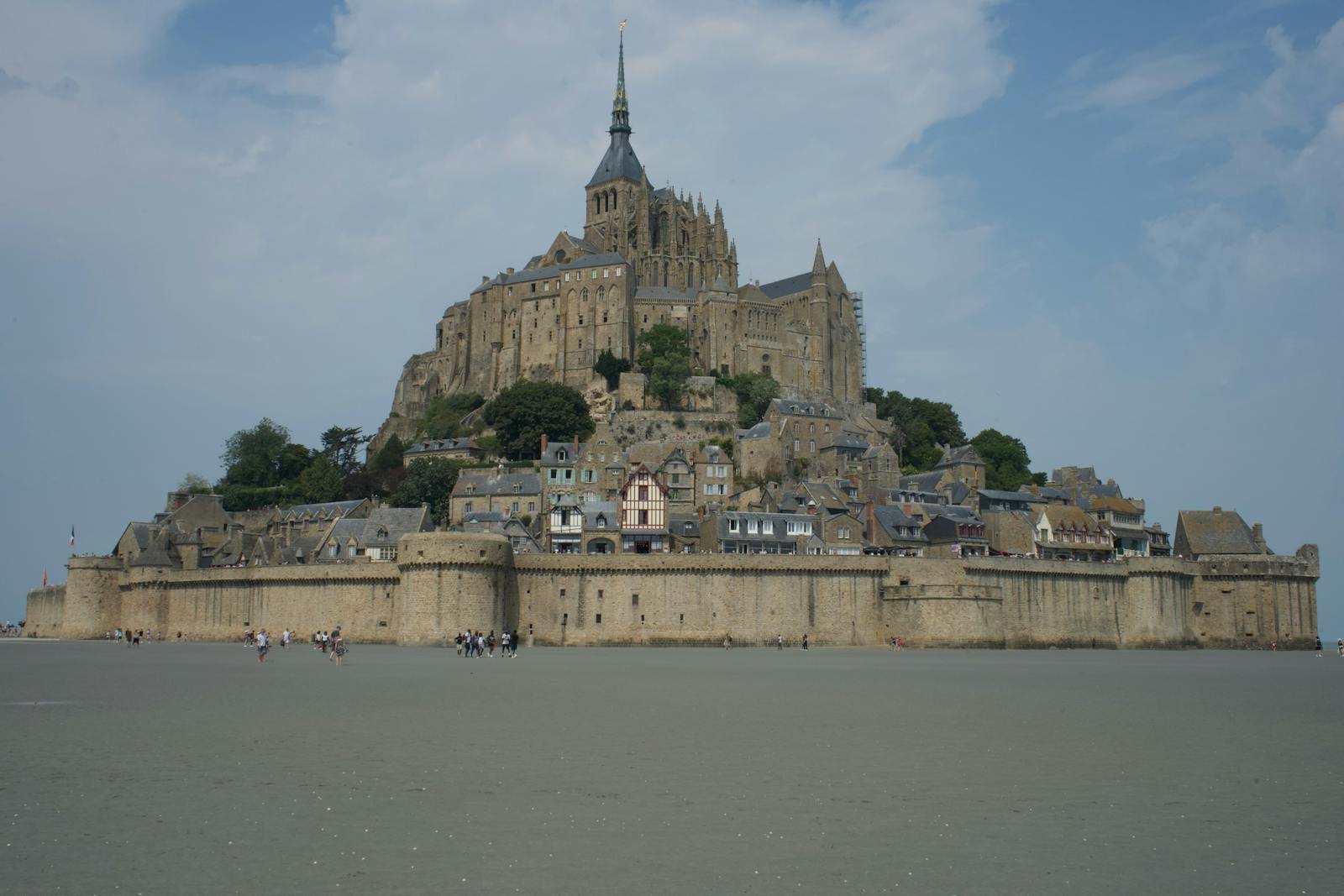 Mont Saint-Michel as a UNESCO World Heritage Site in Normandy