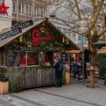 Christmas market stall in Munich