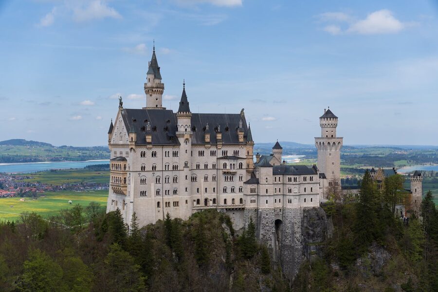 Neuschwanstein Castle from Schwangau Bavaria