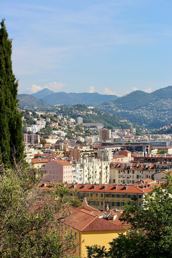 Panoramic view from Castle Hill in Nice