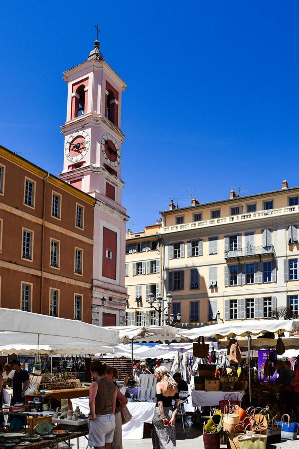 Food market produce in Nice France