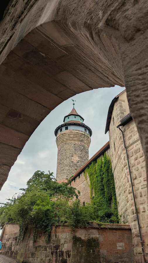 Nuremberg medieval castle old town