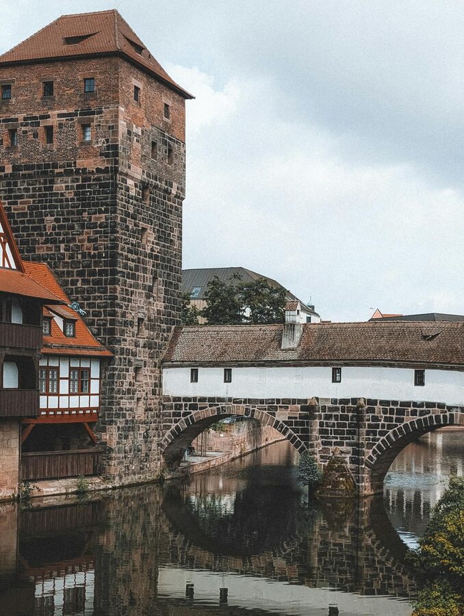 Nuremberg medieval castle old town