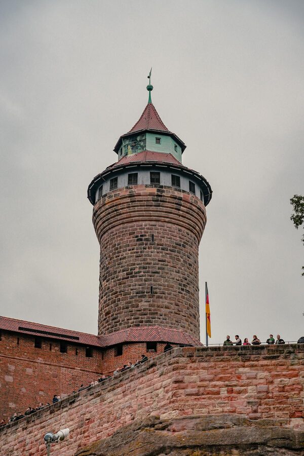 Nuremberg medieval castle old town